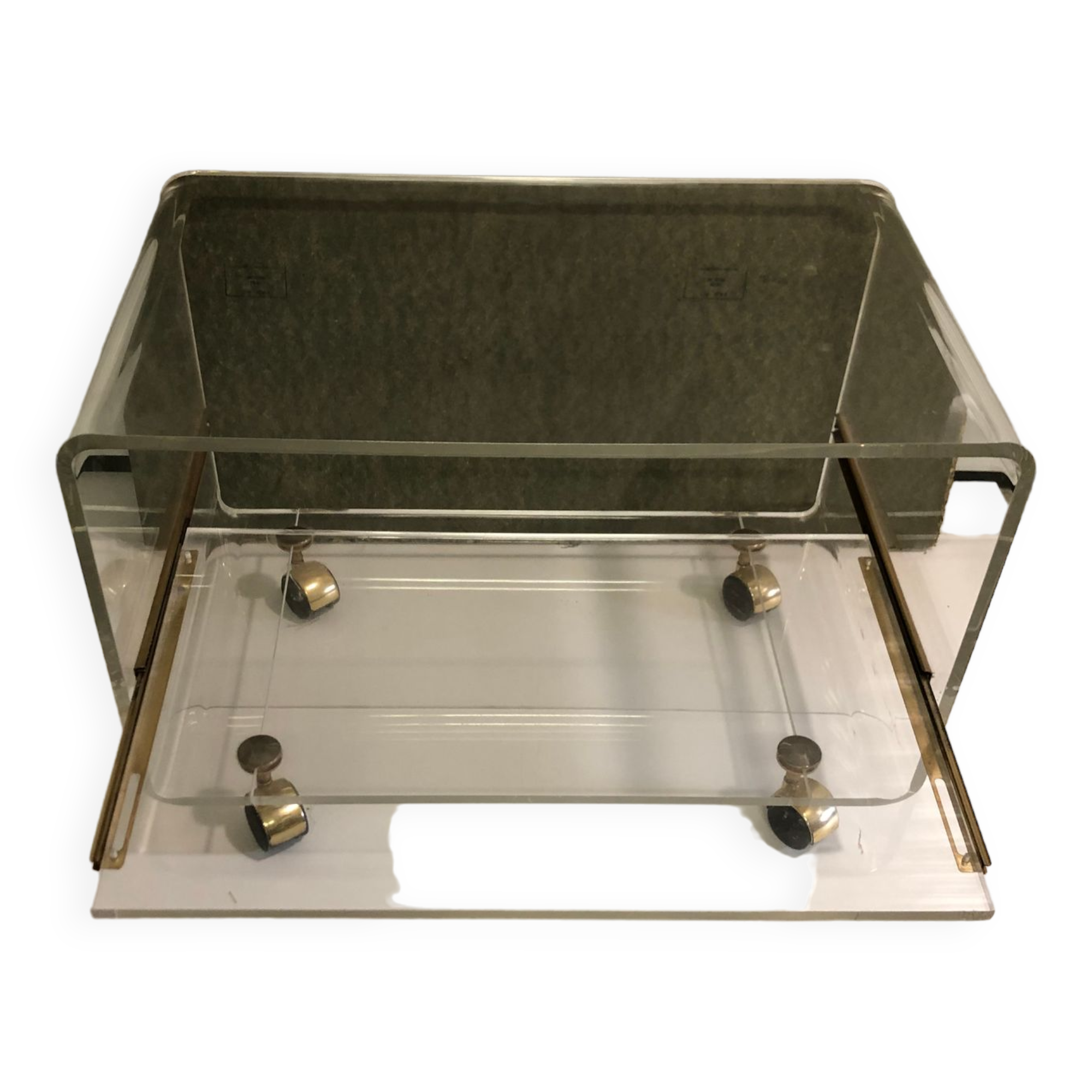 Hifi video plexiglass trolley