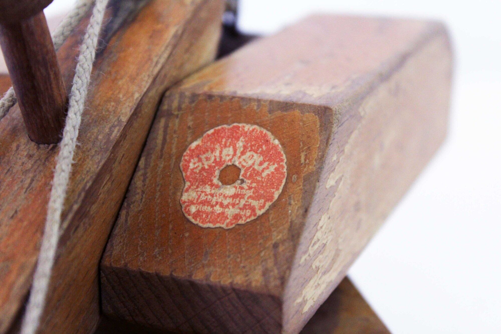 Jouet en bois label "Spielgut" tractopelle pelleteuse