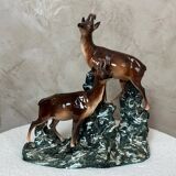Ceramic Chamois Statue