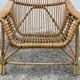 Fauteuil rotin vintage 1960