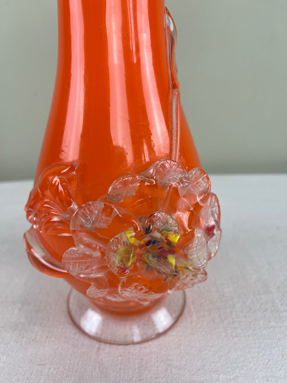 Blown glass vase from Murano