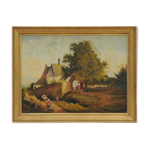 Huile sur toile Paysage provençal
