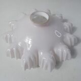 Lampshade in opaline powder pink art deco