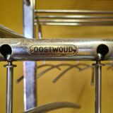 Vintage Dutch Industrial Chrome Coat Rack by Oostwoud