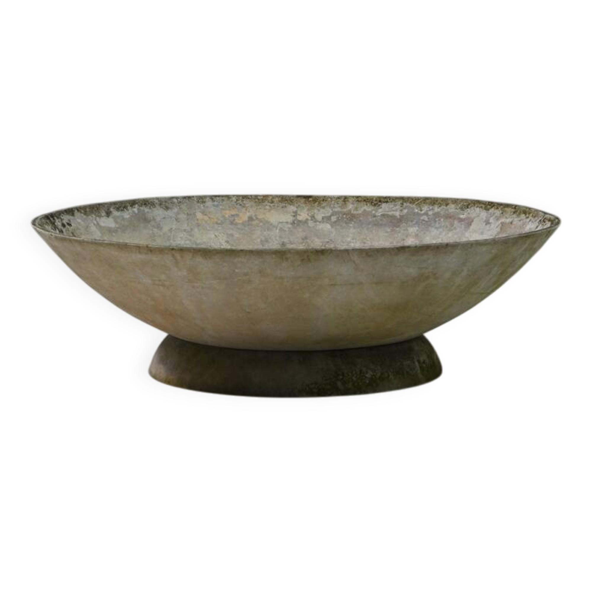 Grand pot de fleurs vintage par Willy Guhl pour Eternit, années 1950, Suisse.