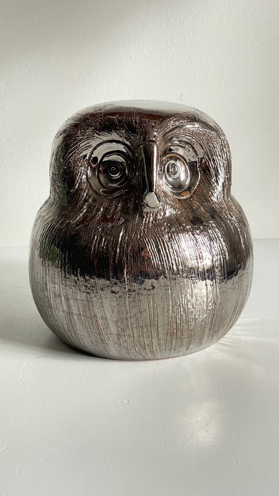 Owl Ceramic by Aldo LONDI