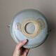 Handcrafted ceramic teapot in Japandi style.