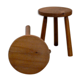 Pair of tripod shepherd's stools