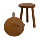 Pair of tripod shepherd's stools