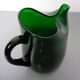Italian Green Glass Decanter & Tumbler, 1960s, Set of 7
