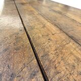 Grande table/comptoir de drapier en hêtre 1900's