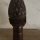 African wooden bust sculpture