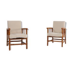 Ensemble de deux fauteuils - bambou