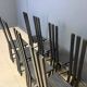 Vintage postmodern dining chairs set of 8, 1980s