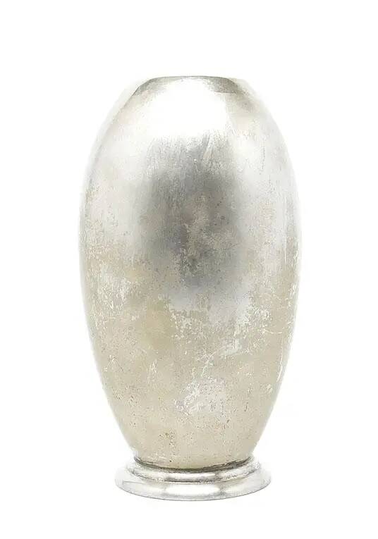 Ikora vase, Art Deco, silver-plated brass, WMF, Germany, 1930s
