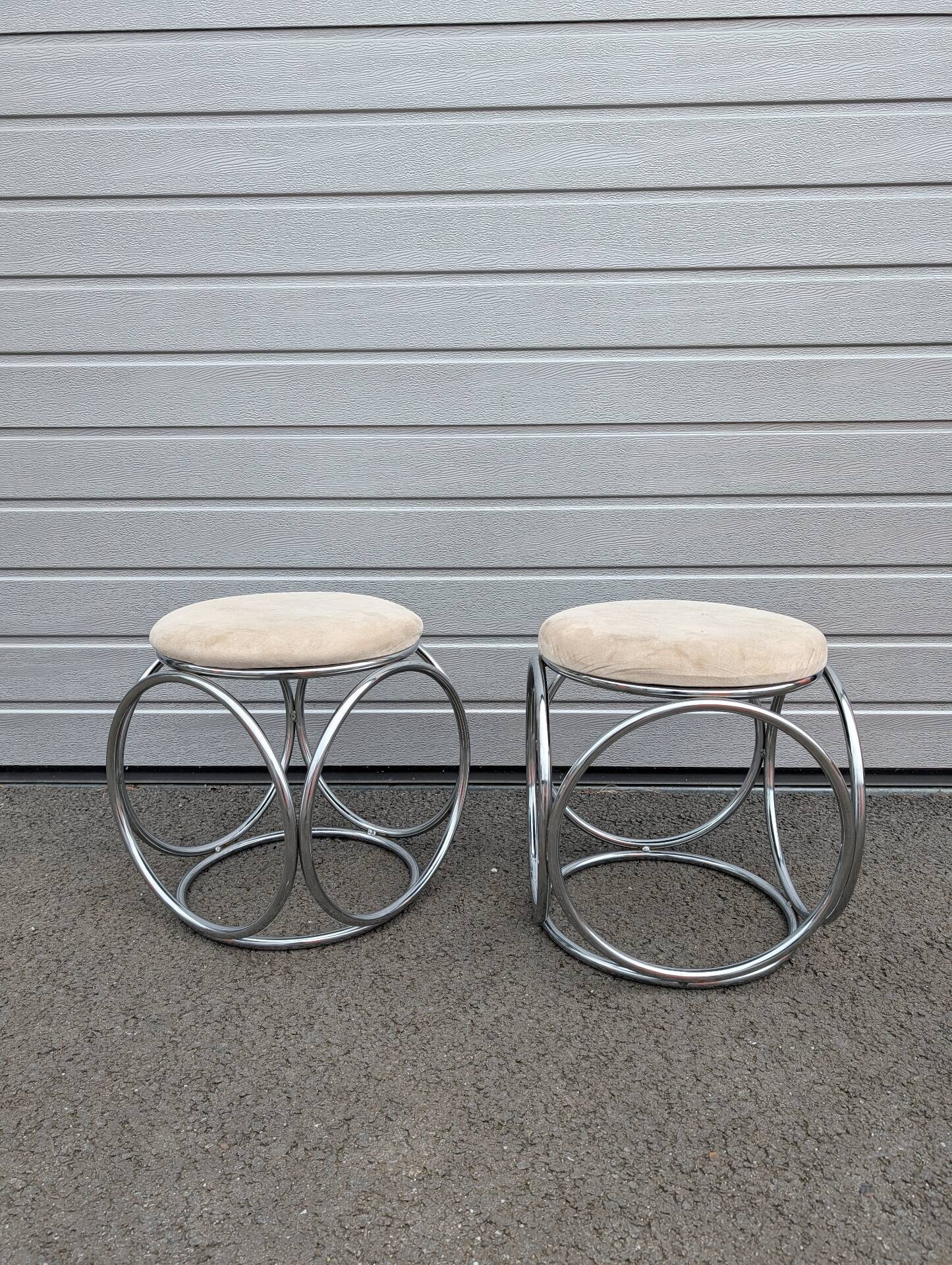 Pair of stools by Jean-Pierre Laporte