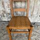 Vintage CLASS NEUDORF Wooden Chair + Woven Seat #C800