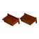 Wall-Mounted Teak Bedside Tables attributed to Børge Mogensen, 1950s, Set of 2