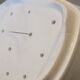 Old white porcelain heart mold (faisselle or Neufchatel)