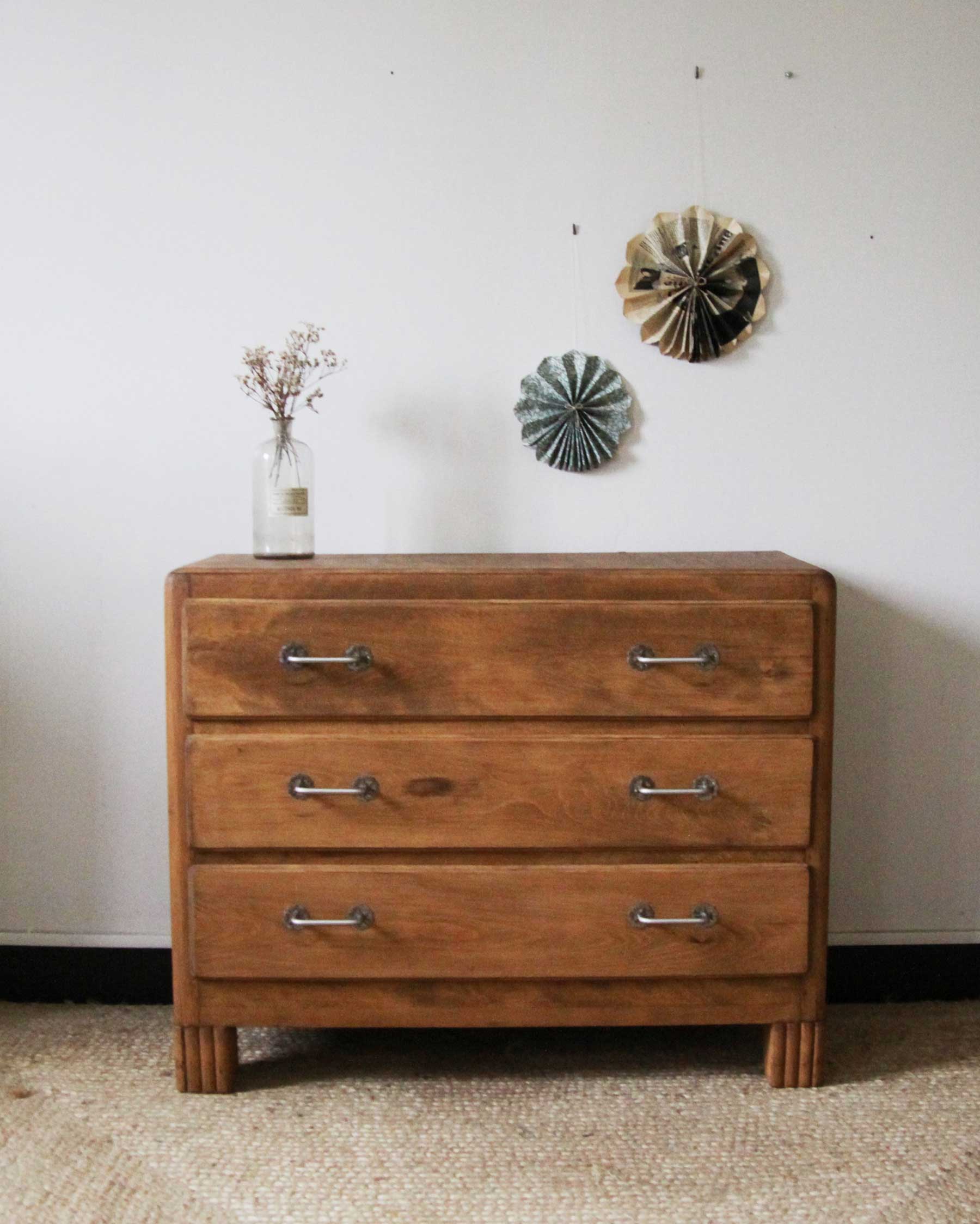 Commode art déco en bois