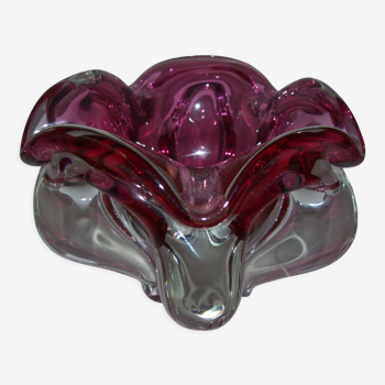 Crystal ashtray 50s-60s