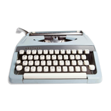 Sky Blue Brother Typewriter from 1980