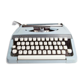 Sky Blue Brother Typewriter from 1980