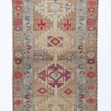 3x10 Turkish vintage runner rug, 80x292cm