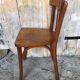 Chair bistrot Baumann in wood 70s vintage