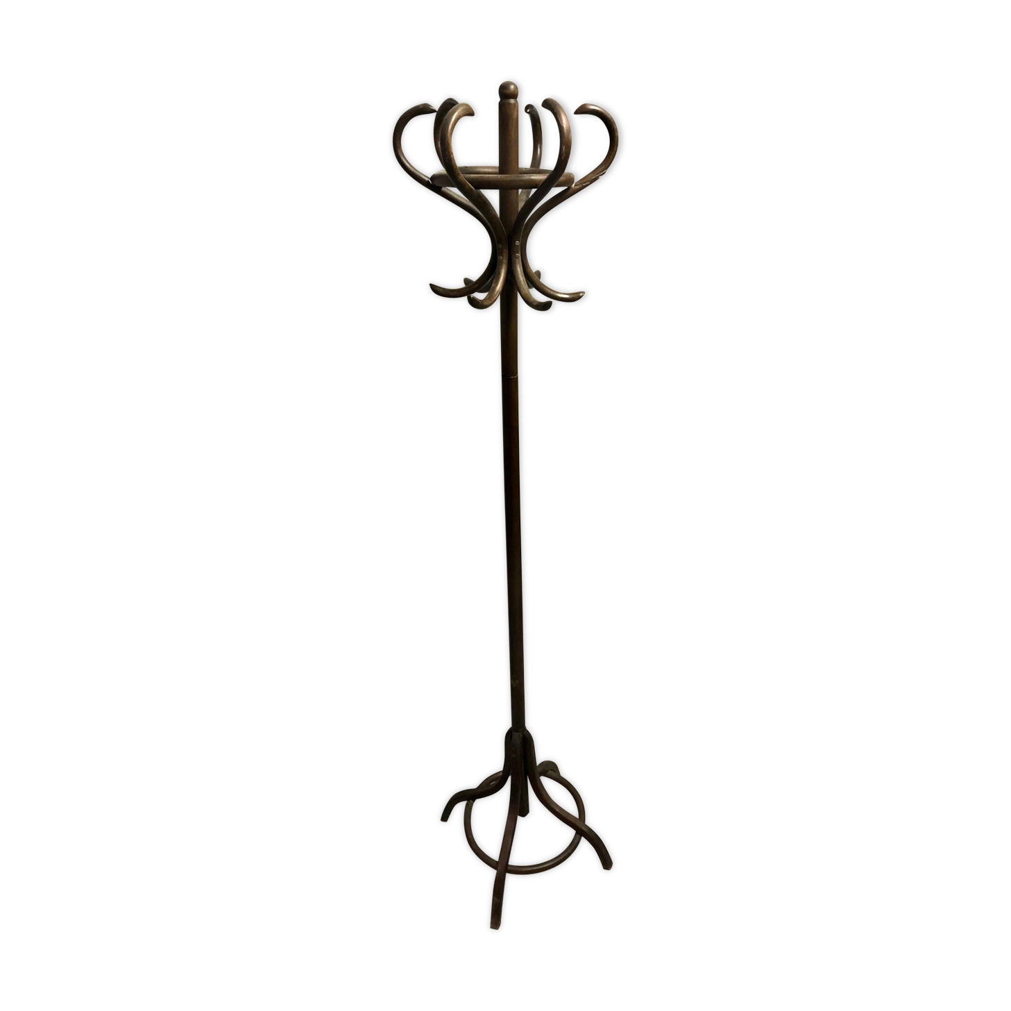 Wooden coat hanger