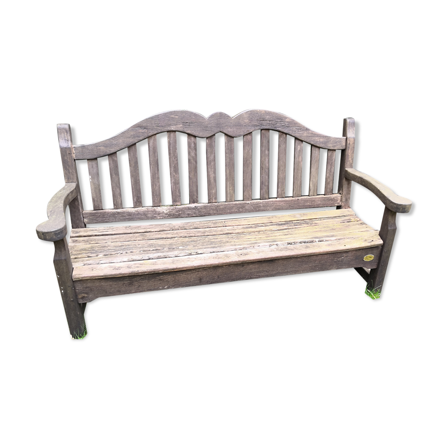 Wooden garden bench Ateliers Georges Mahot