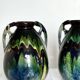 Vase artisanal en terre mêlée