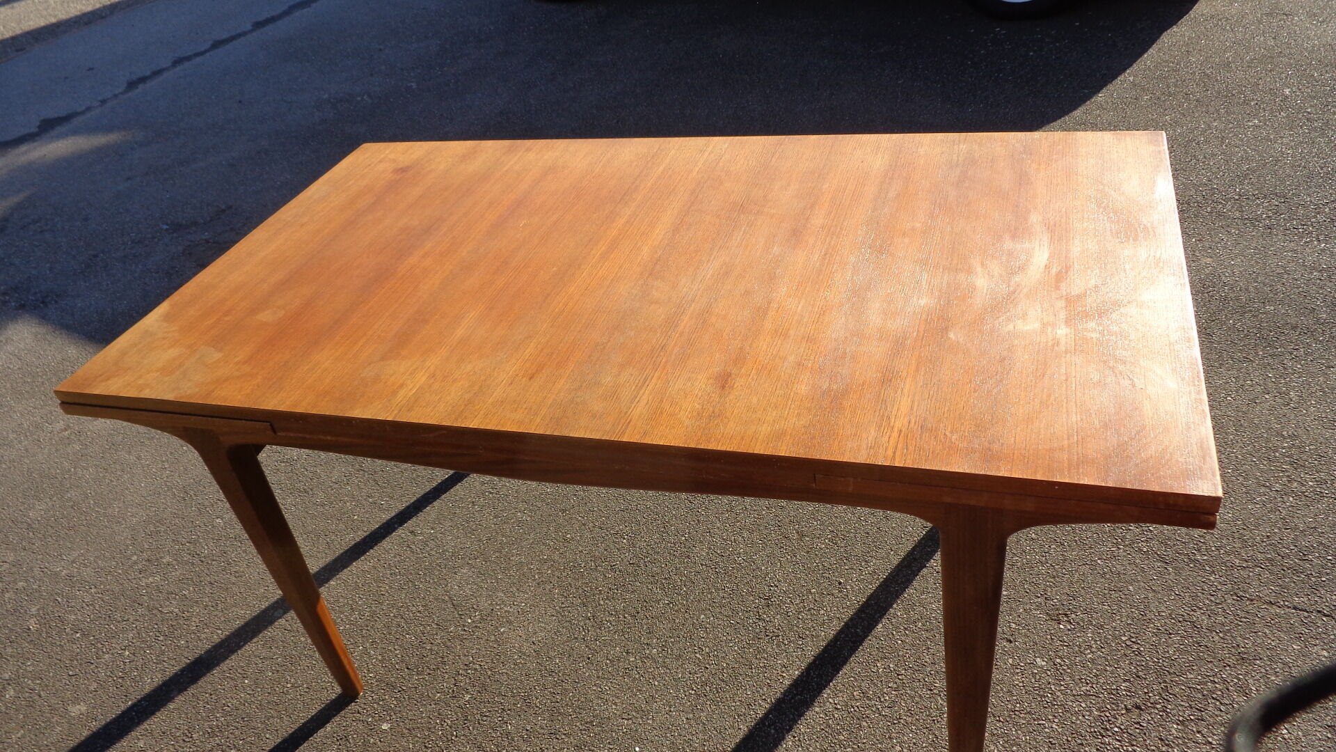 Vintage veneer table