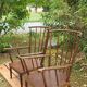 Paire de fauteuils éventail Baumann