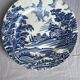 Assiette style anglais faïence lunéville 1950