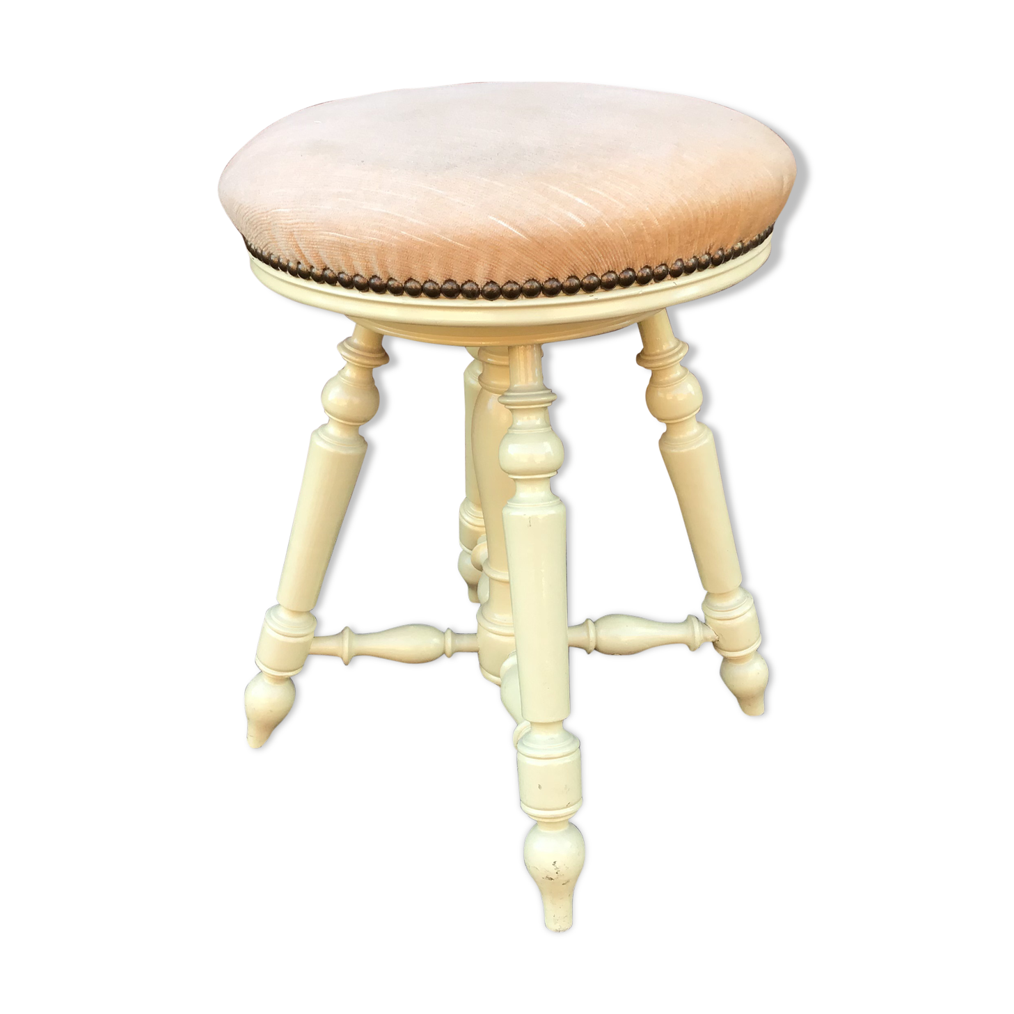 Vintage piano tabouret