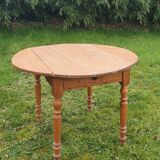 Wooden round table