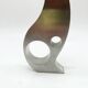 Brushed aluminum "Space Age" candlestick/vase, 1970s