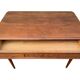 Bureau en noyer art-deco 1 tiroir