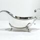 Silver sauceboat, England