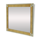Large Decorative Gold Plated Mirror by Deknudt Belgium 1980s
