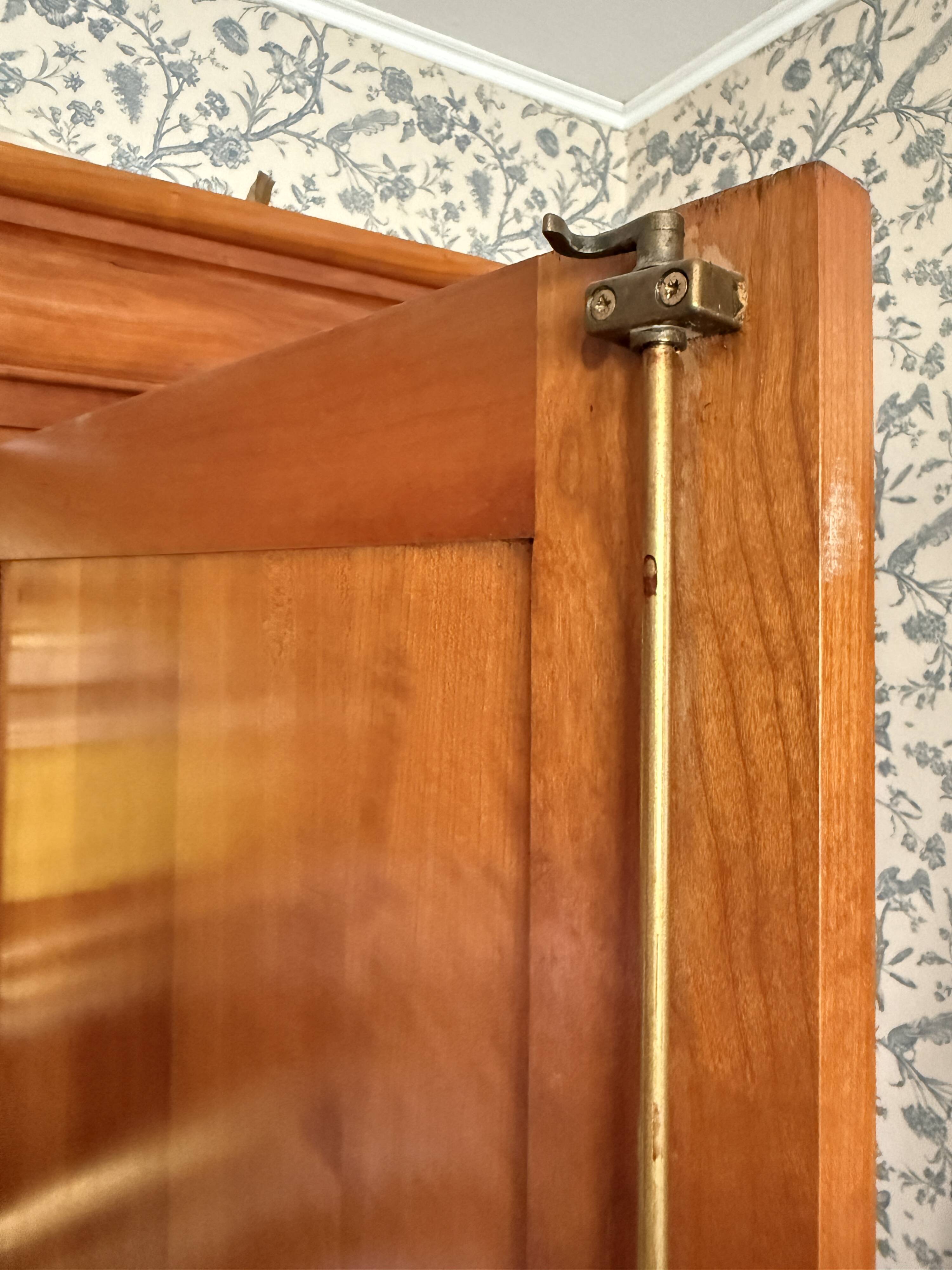 3-door wardrobe in solid cherry wood