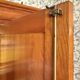 3-door wardrobe in solid cherry wood