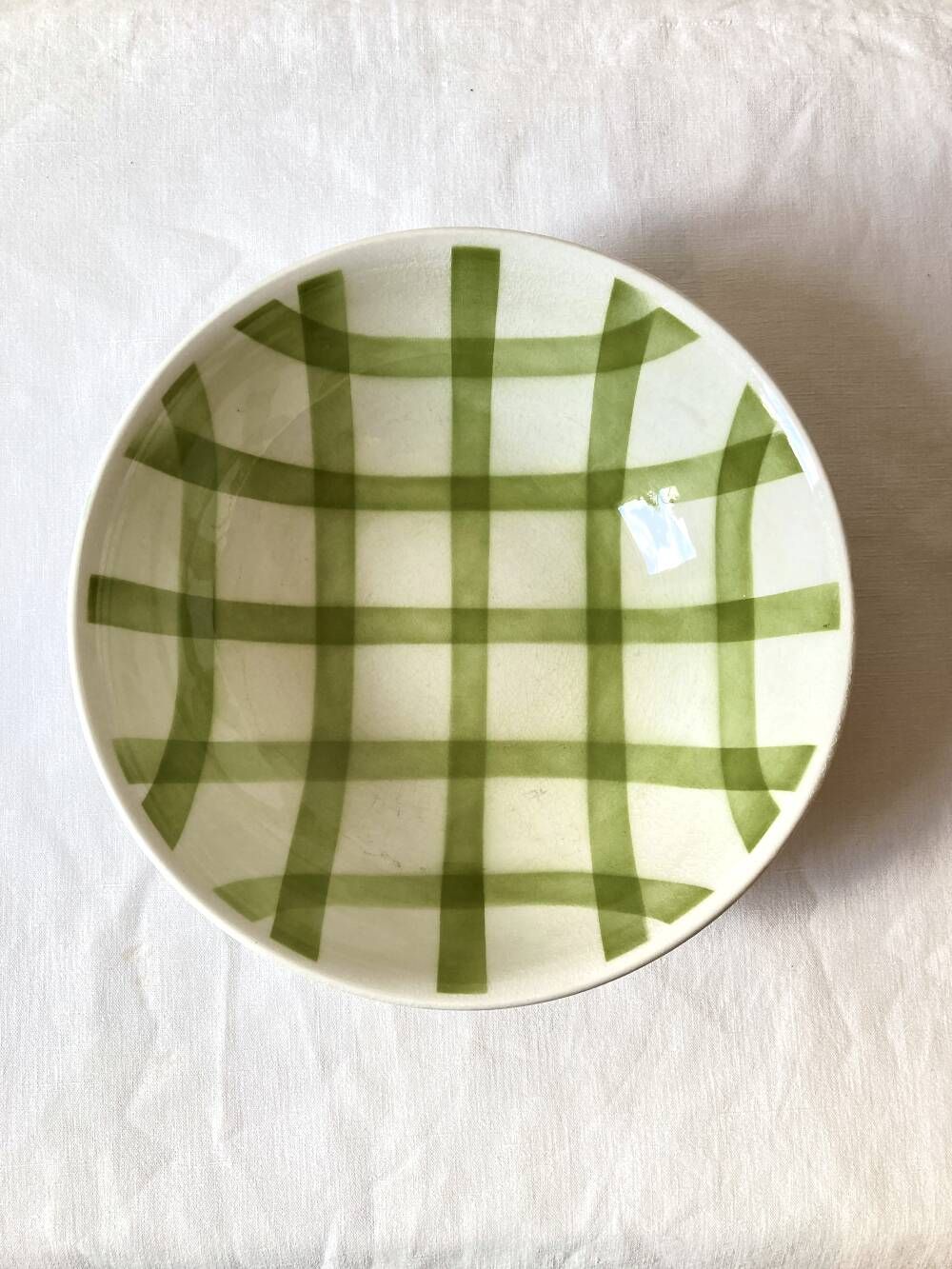 Set of three serving dishes, Moulins des Loups, model "Tablecloth"
