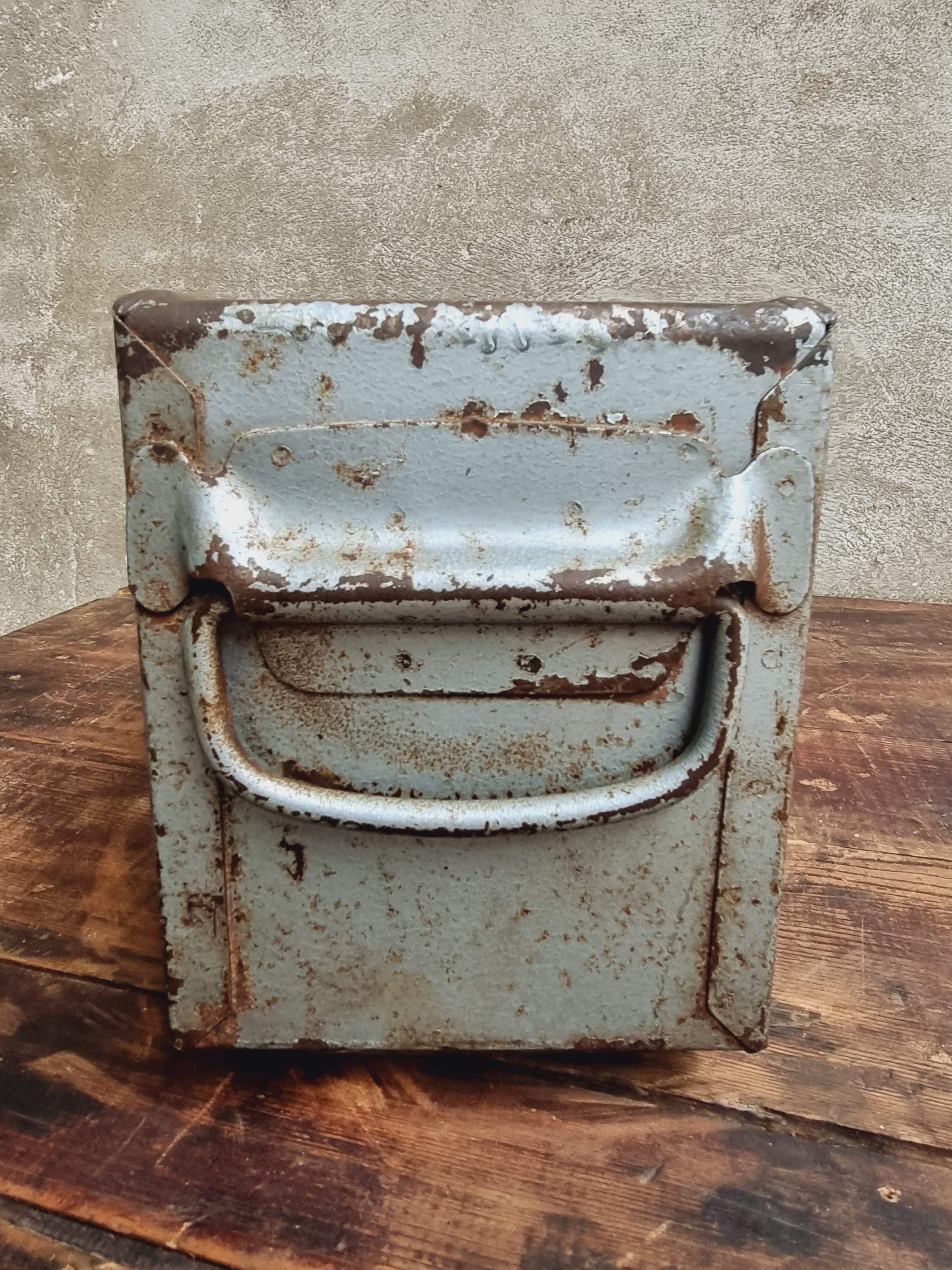 Industrial storage bin stacking bin Valentini steel