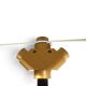 Lampe de table Lumica Vintage Hollywood Regency, 1970