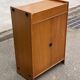 1960s Scandinavian wooden shoe storage cabinet dresser