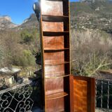 Flamed Mahogany Library in Regency style.