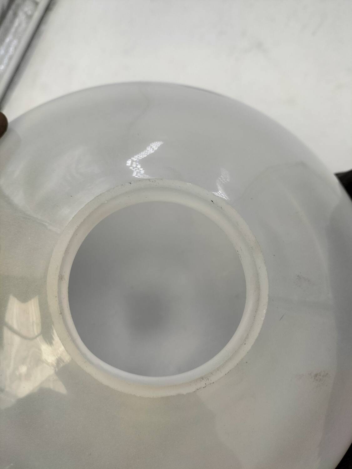 Opaline ceiling light