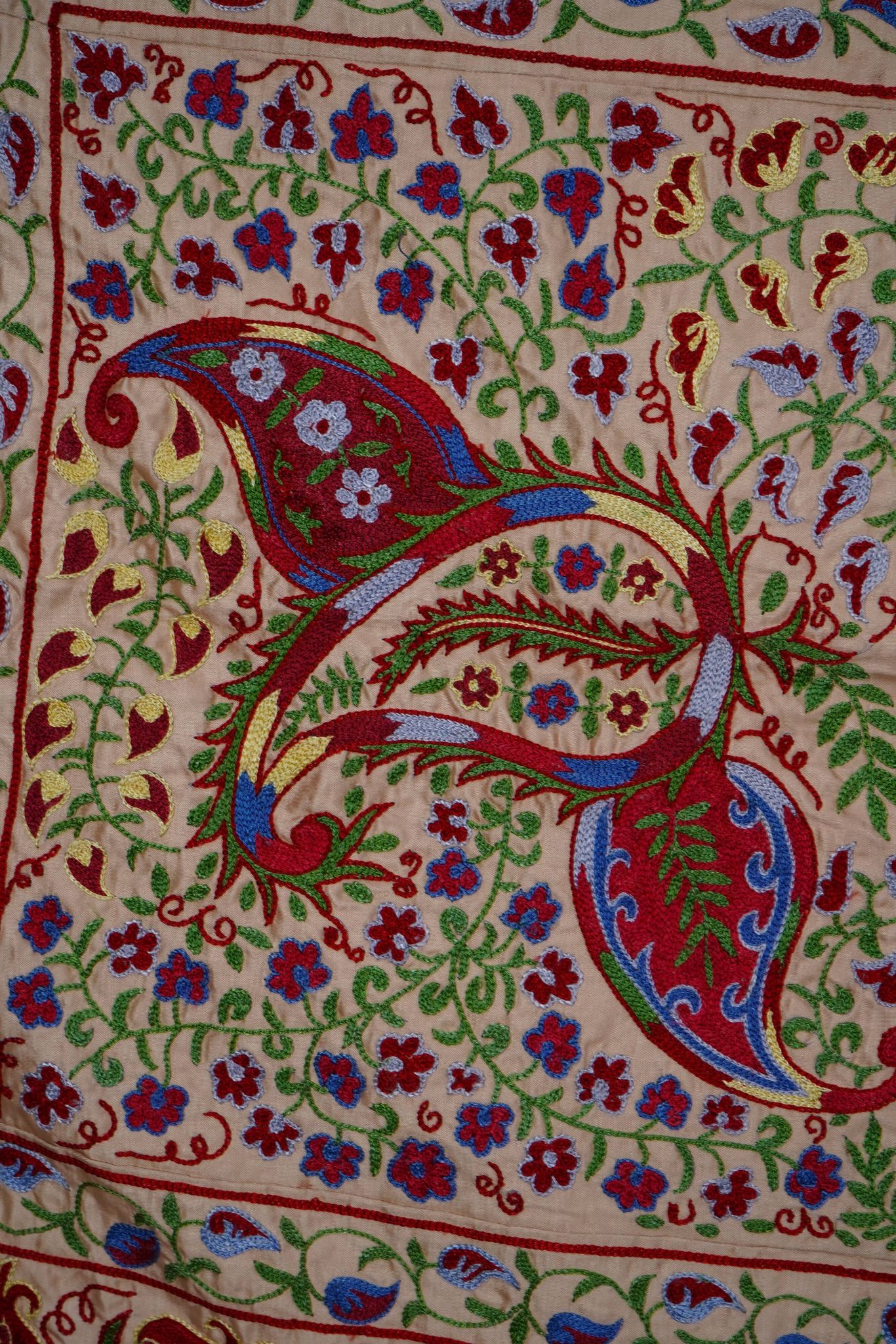 Tapis turc vintage noué à la main